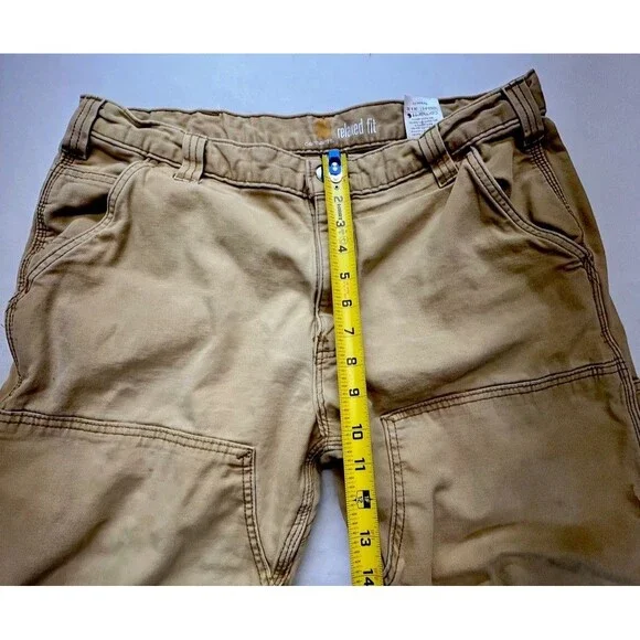 Carhartt Men's Rugged Flex Relaxed Fit  Double Knee Utility Work Pants 36x30 - Picture 4 of 13